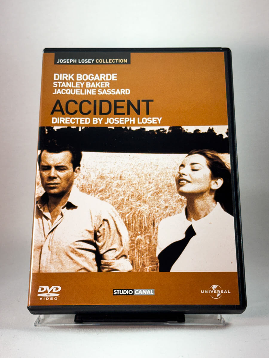 Forside av cover til Accident, brukt original DVD hos Brukbar Film