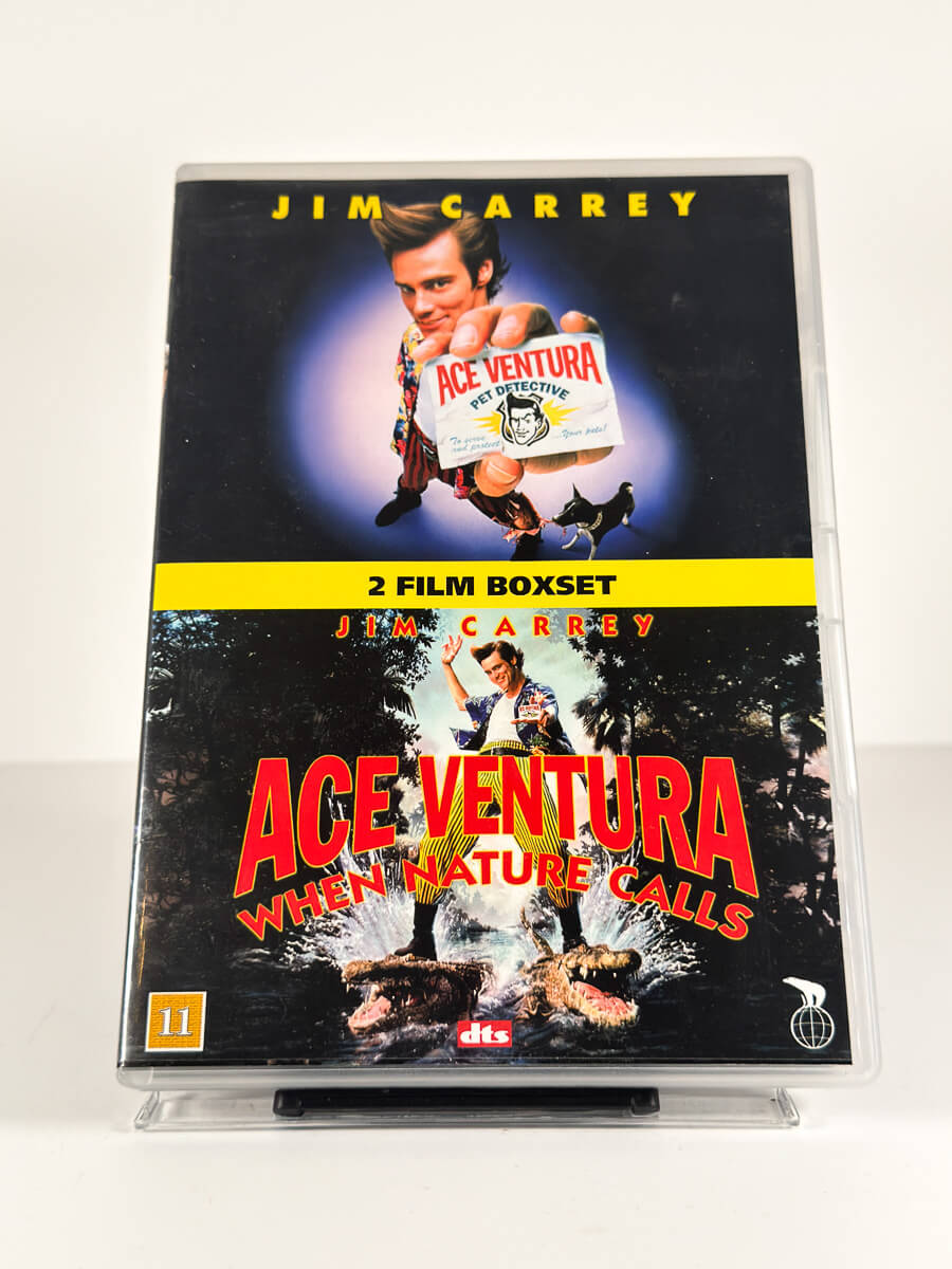 Forside av cover til Ace Ventura: Pet Detective / Ace Ventura: When Nature Calls på DVD