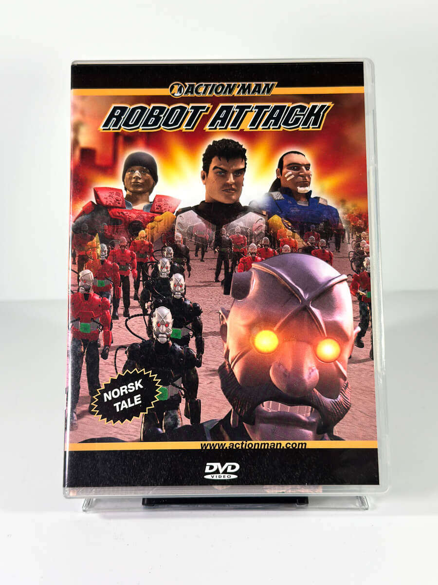 Forside av cover til Action Man Robot Attack, brukt DVD hos Brukbar Film