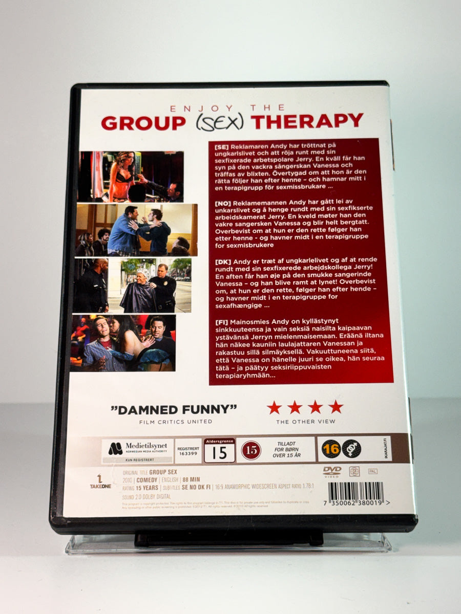 Bakside av cover til Addicted to Love, brukt original DVD hos Brukbar Film