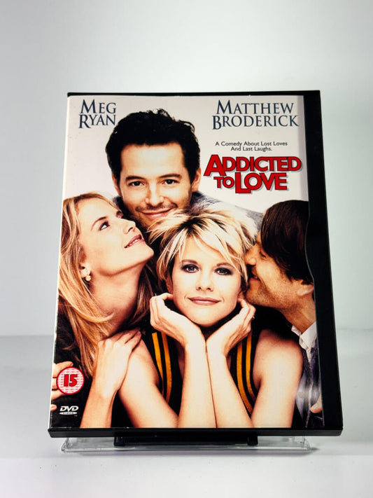 Forside av cover til Addicted to Love, bruktfilm hos nettbutikken Brukbar Film