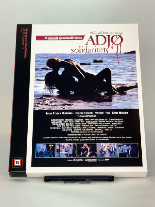 Forside av Blu-ray-cover til filmen Adjø solidaritet – brukt originalfilm på Blu-ray, tilgjengelig hos Brukbar Film