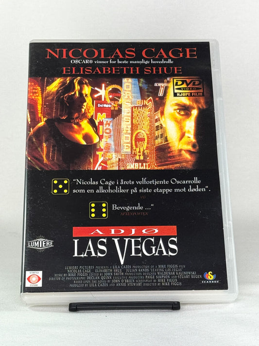 DVD-forside til filmen Adjø Las Vegas
Originalt cover brukt for produktbilde i nettbutikken Brukbar Film