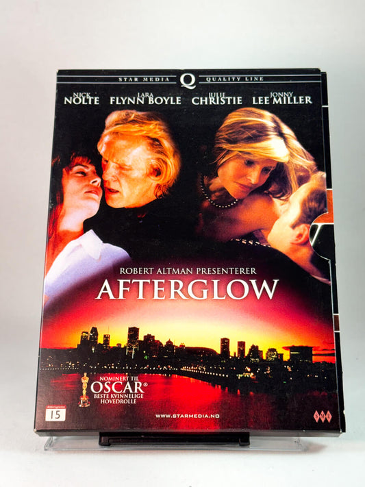 Forside av cover til Afterglow, bruktfilm hos nettbutikken Brukbar Film