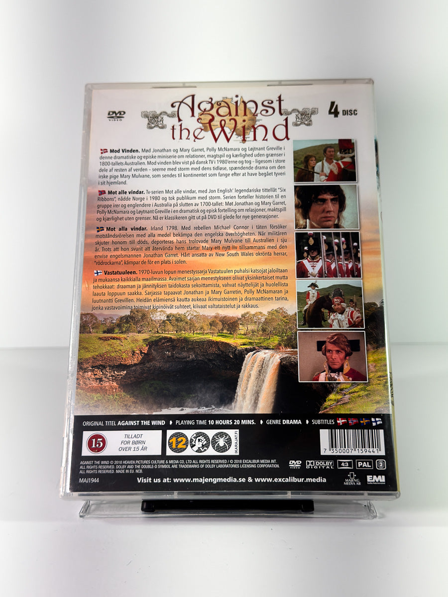 Bakside av cover til Against the Wind på DVD