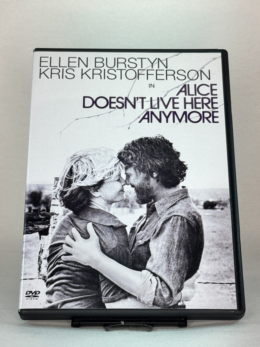 Forside av DVD-cover til Alice Doesn’t Live Here Anymore, bruktfilm hos nettbutikken Brukbar Film