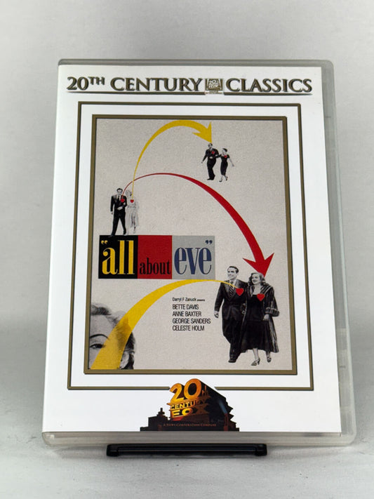 DVD-forside til filmen All About Eve  20th Century Classics
Originalt cover brukt for produktbilde i nettbutikken Brukbar Film