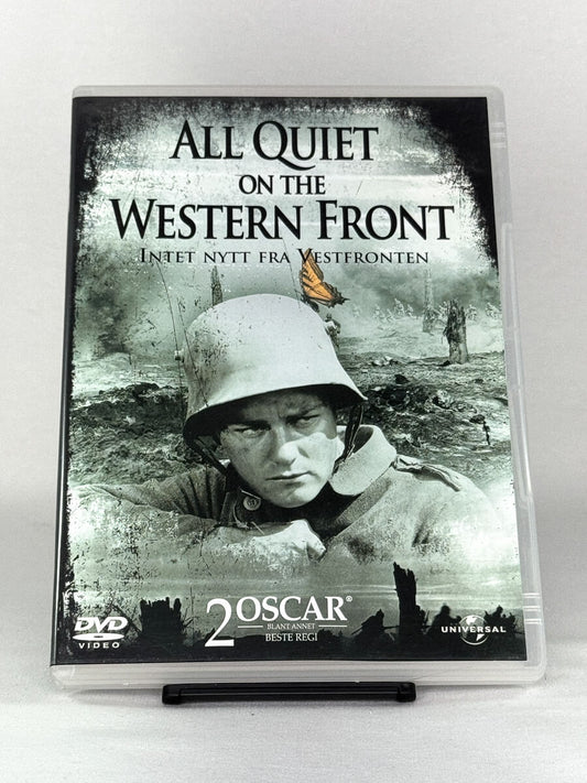 DVD-forside til filmen All Quiet on the Western Front
Originalt cover brukt for produktbilde i nettbutikken Brukbar Film
