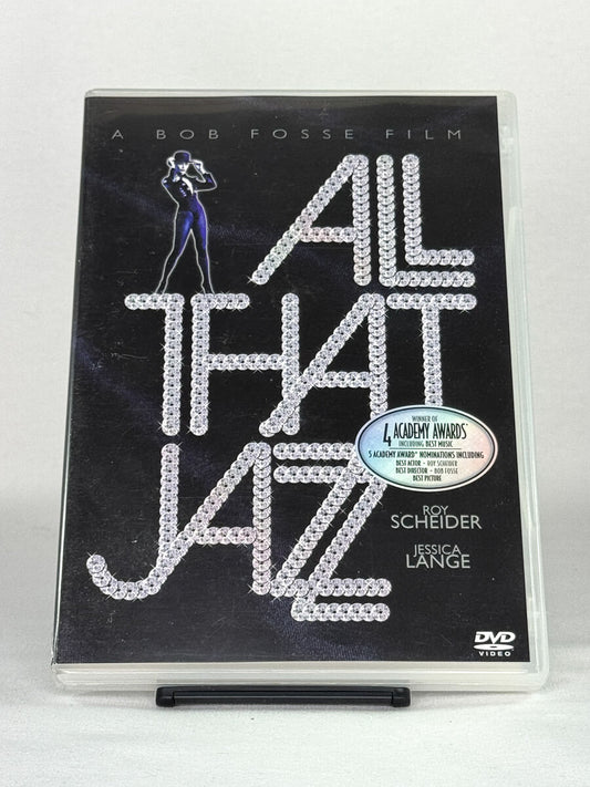 DVD-forside til filmen All That Jazz
Originalt cover brukt for produktbilde i nettbutikken Brukbar Film