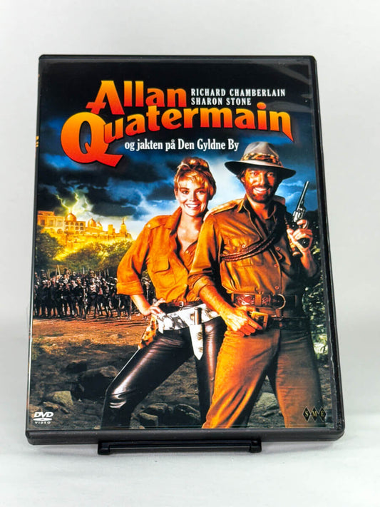 DVD-forside til filmen Allan Quatermain og jakten på Den Gyldne By
Originalt cover brukt for produktbilde i nettbutikken Brukbar Film