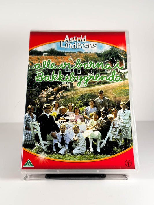 Forside av cover til Alle vi barna i Bakkebygrenda på DVD