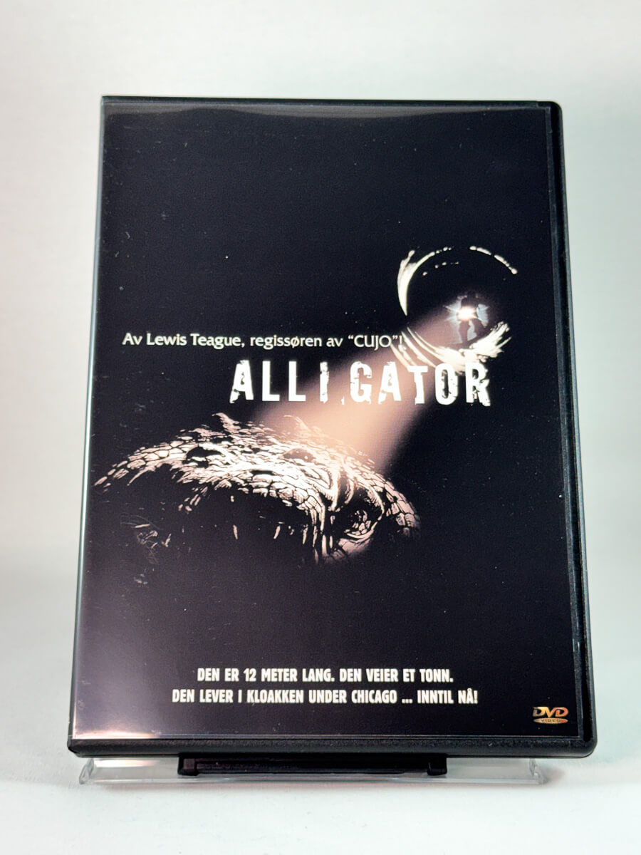 Forside av cover til Alligator, bruktfilm på DVD hos Brukbar Film