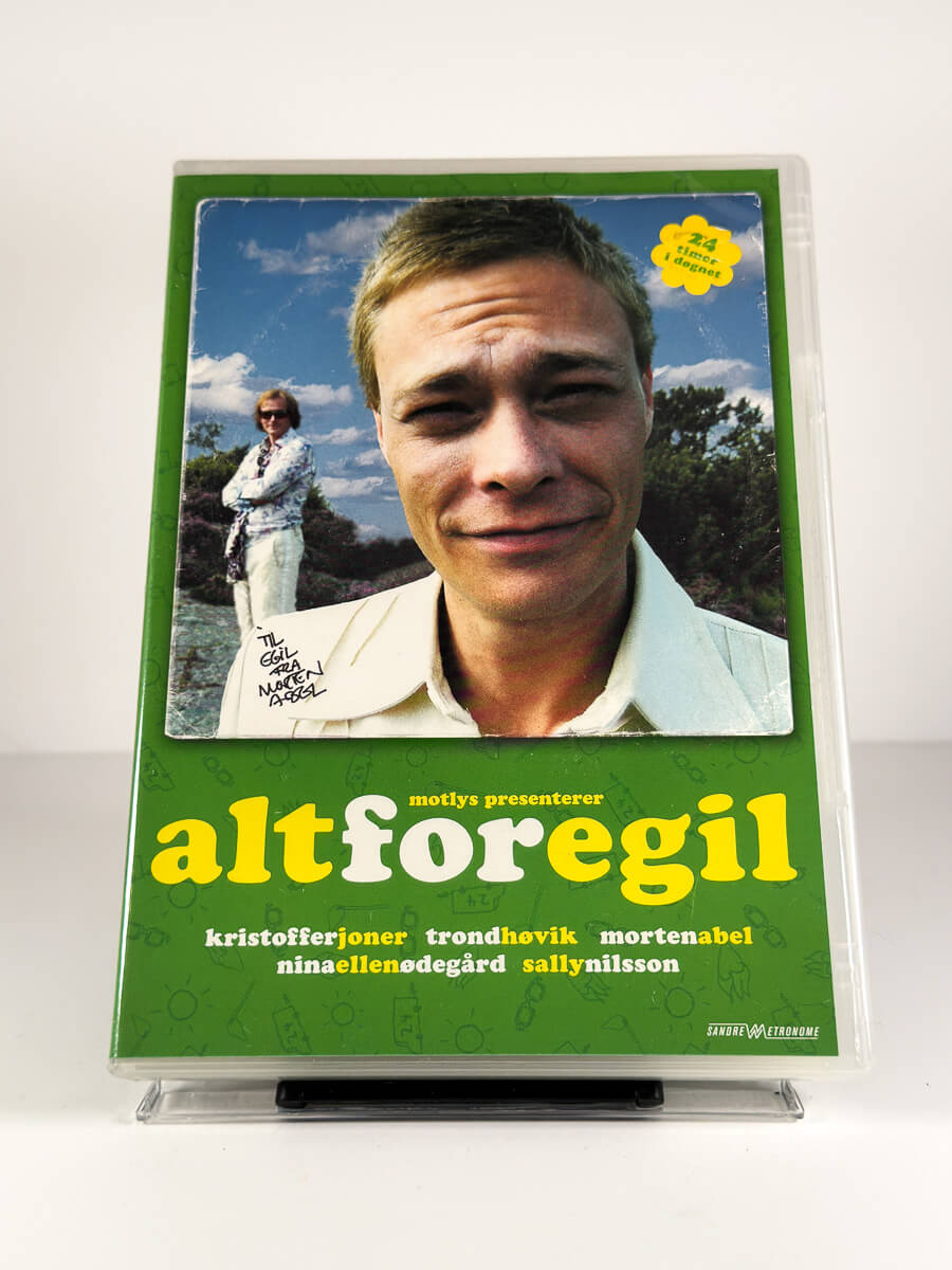 Forside av cover til Alt for Egil på DVD