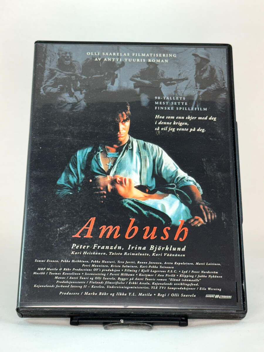 Forside av DVD-cover til Ambush, brukt DVD hos Brukbar Film