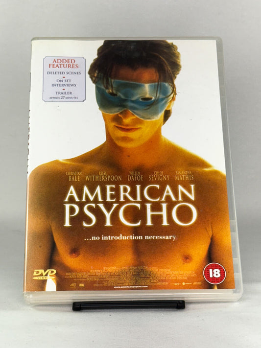 DVD-forside til filmen American Psycho
Originalt cover brukt for produktbilde i nettbutikken Brukbar Film