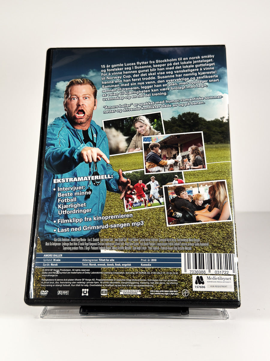 Bakside av cover til Amors baller på DVD