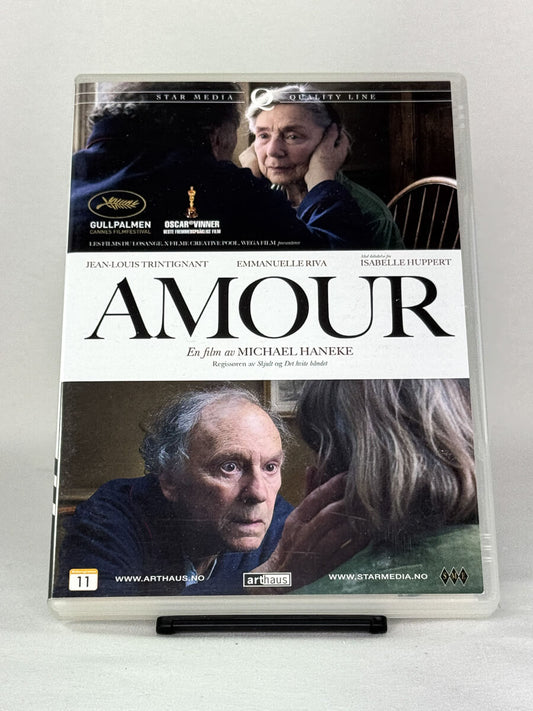 DVD-forside til filmen Amour
Originalt cover brukt for produktbilde i nettbutikken Brukbar Film