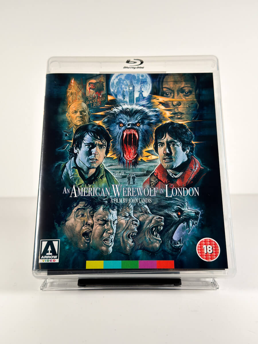 Forside av cover til An American Werewolf in London på Blu-ray
