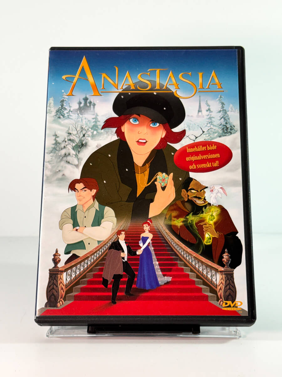 Forside av cover til Anastasia, bruktfilm hos nettbutikken Brukbar Film