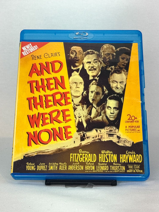 Forside av Blu-ray-cover til And Then There Were None – brukt krimklassiker tilgjengelig hos Brukbar Film