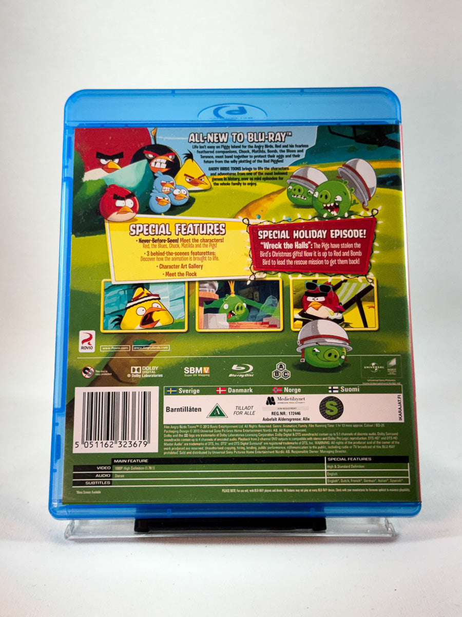 Bakside av cover til Angry Birds Toons: Season One – Volume One, brukt Blu-ray hos Brukbar Film