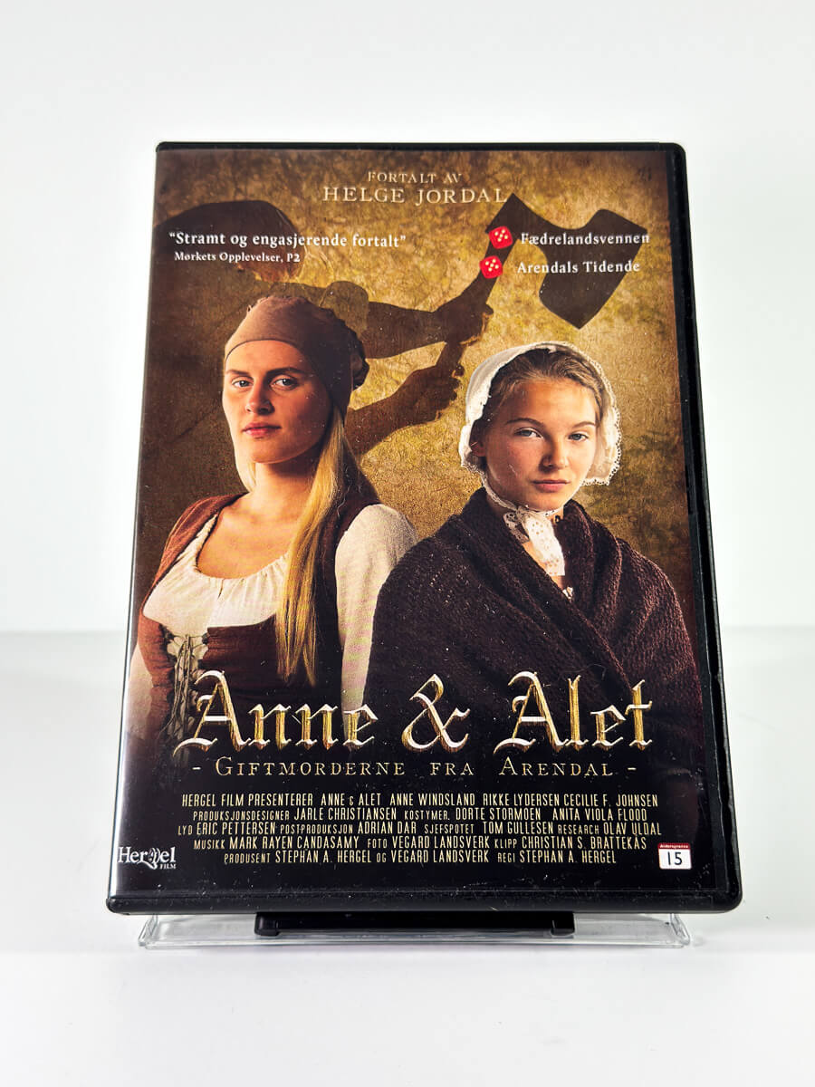 Forside av cover til Anne & Alet – Giftmorderne fra Arendal på DVD hos Brukbar Film