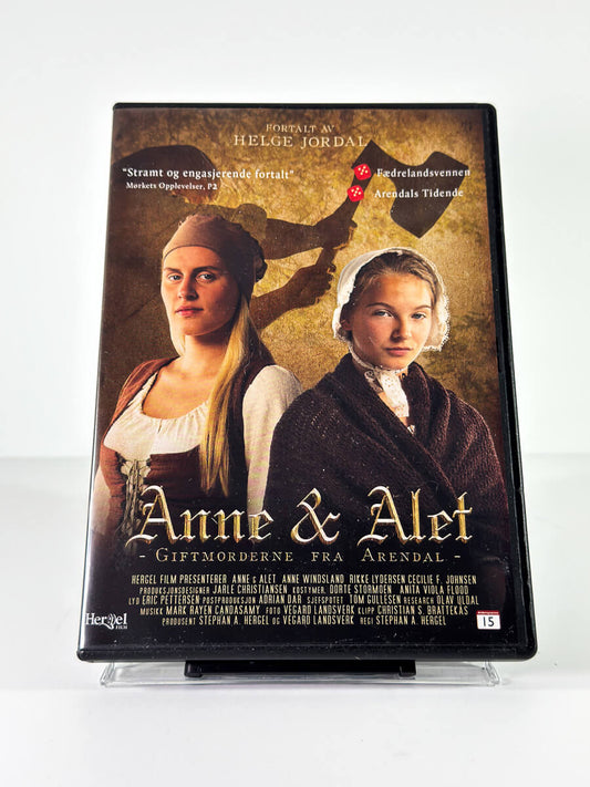 Forside av cover til Anne & Alet – Giftmorderne fra Arendal på DVD hos Brukbar Film