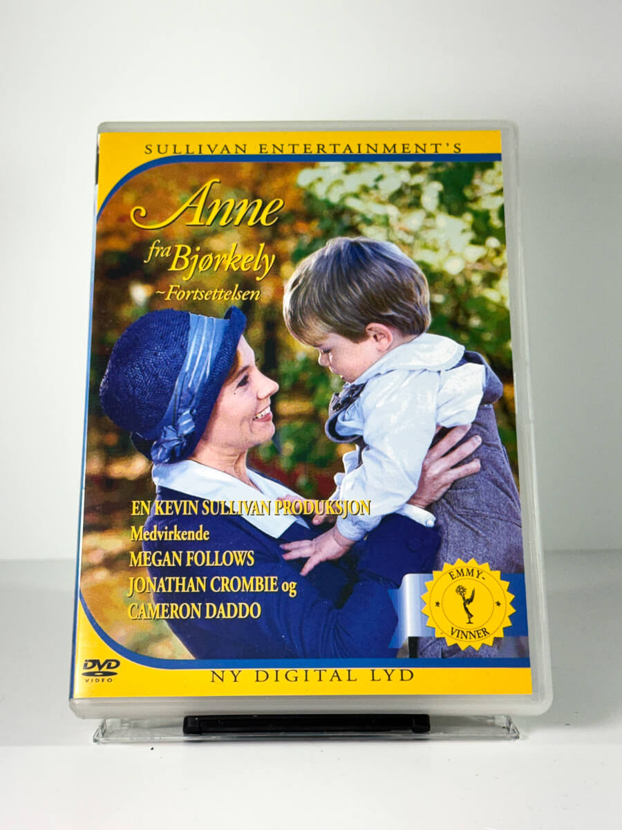 Forside av cover til Anne fra Bjørkely Fortsettelsen, brukt DVD hos Brukbar Film