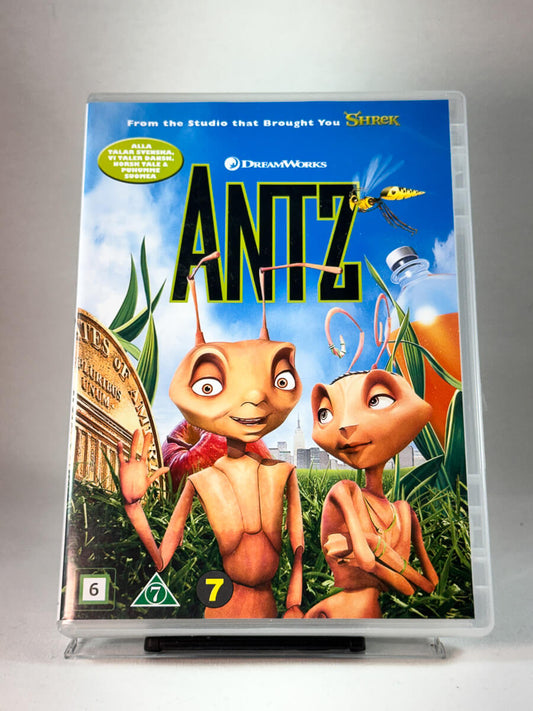 Forside av cover til Antz, brukt DVD hos Brukbar Film