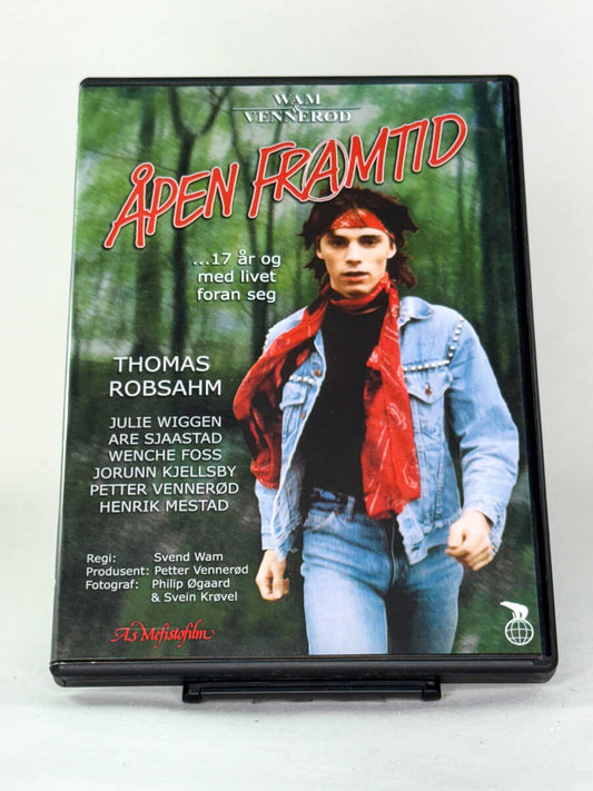 DVD-forside til filmen Åpen framtid
Originalt cover brukt for produktbilde i nettbutikken Brukbar Film