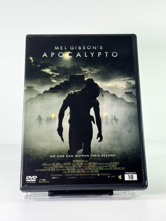 Forside av cover til apocalypto, bruktfilm på DVD hos Brukbar Film