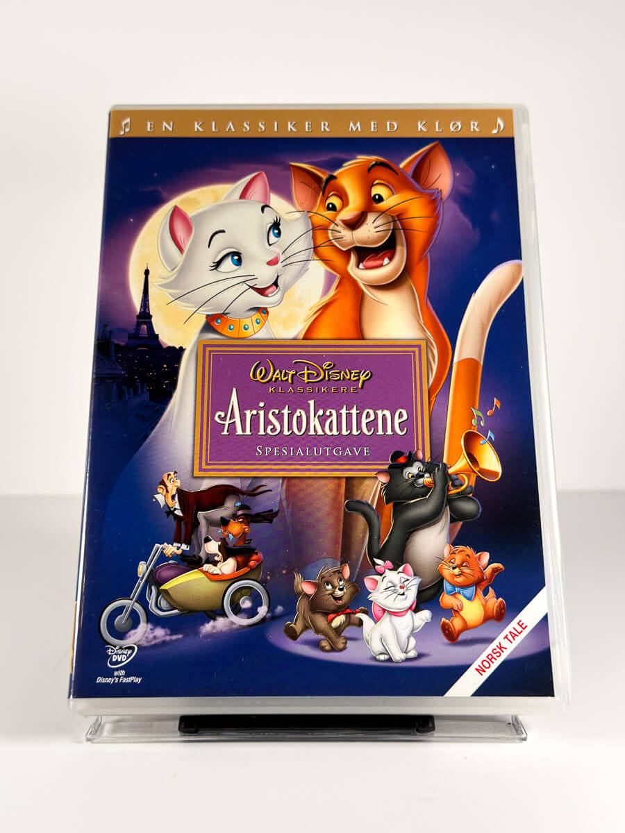 Forside av cover til Aristokattene på DVD