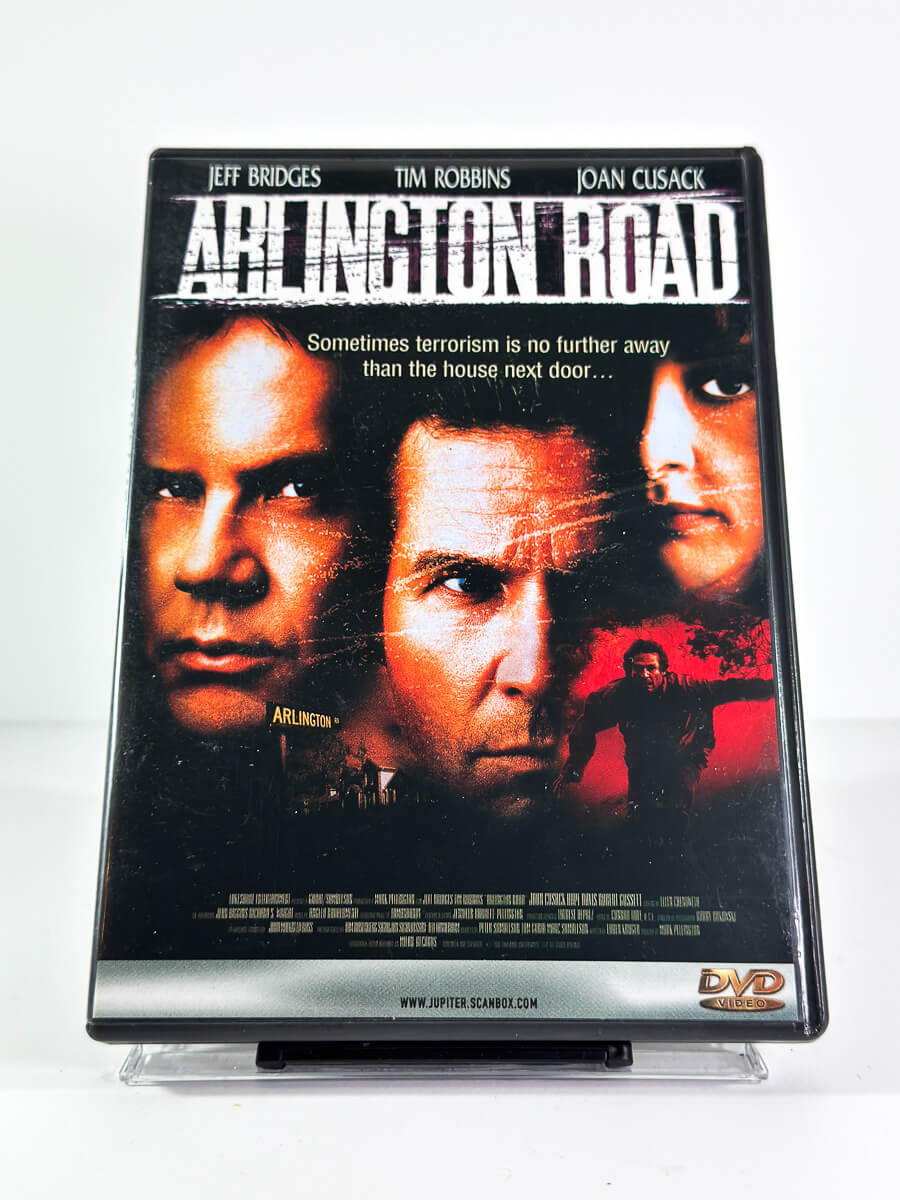 Forside av cover til Arlington Road på DVD