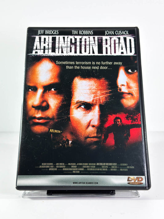 Forside av cover til Arlington Road på DVD