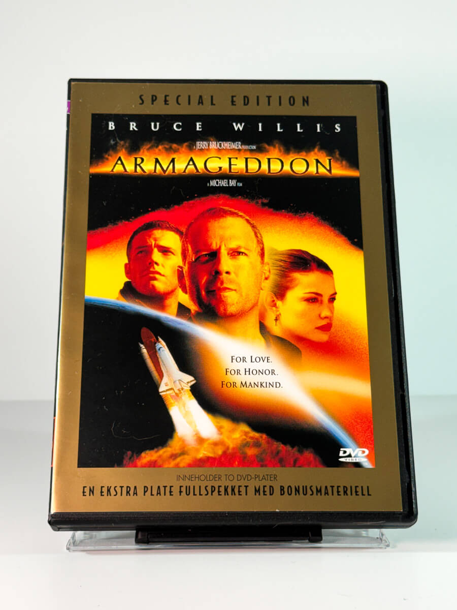 Forside av cover til Armageddon – Special Edition, brukt original DVD hos Brukbar Film