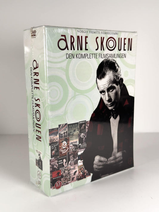 Forside av cover til Arne Skouen – Den komplette filmsamlingen på DVD