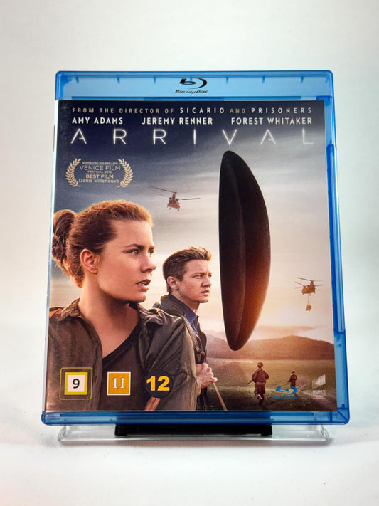 Forside av cover til Arrival, brukt Blu-ray hos Brukbar Film