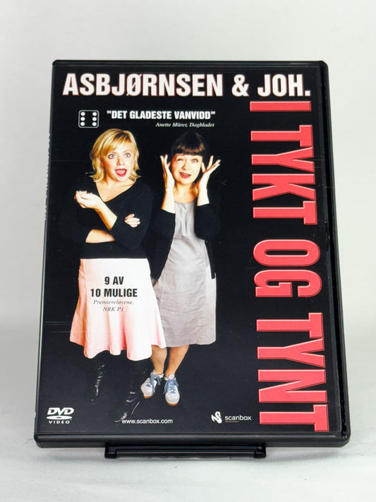 DVD-forside til filmen Asbjørnsen & Joh. – I tykt og tynt
Originalt cover brukt for produktbilde i nettbutikken Brukbar Film
