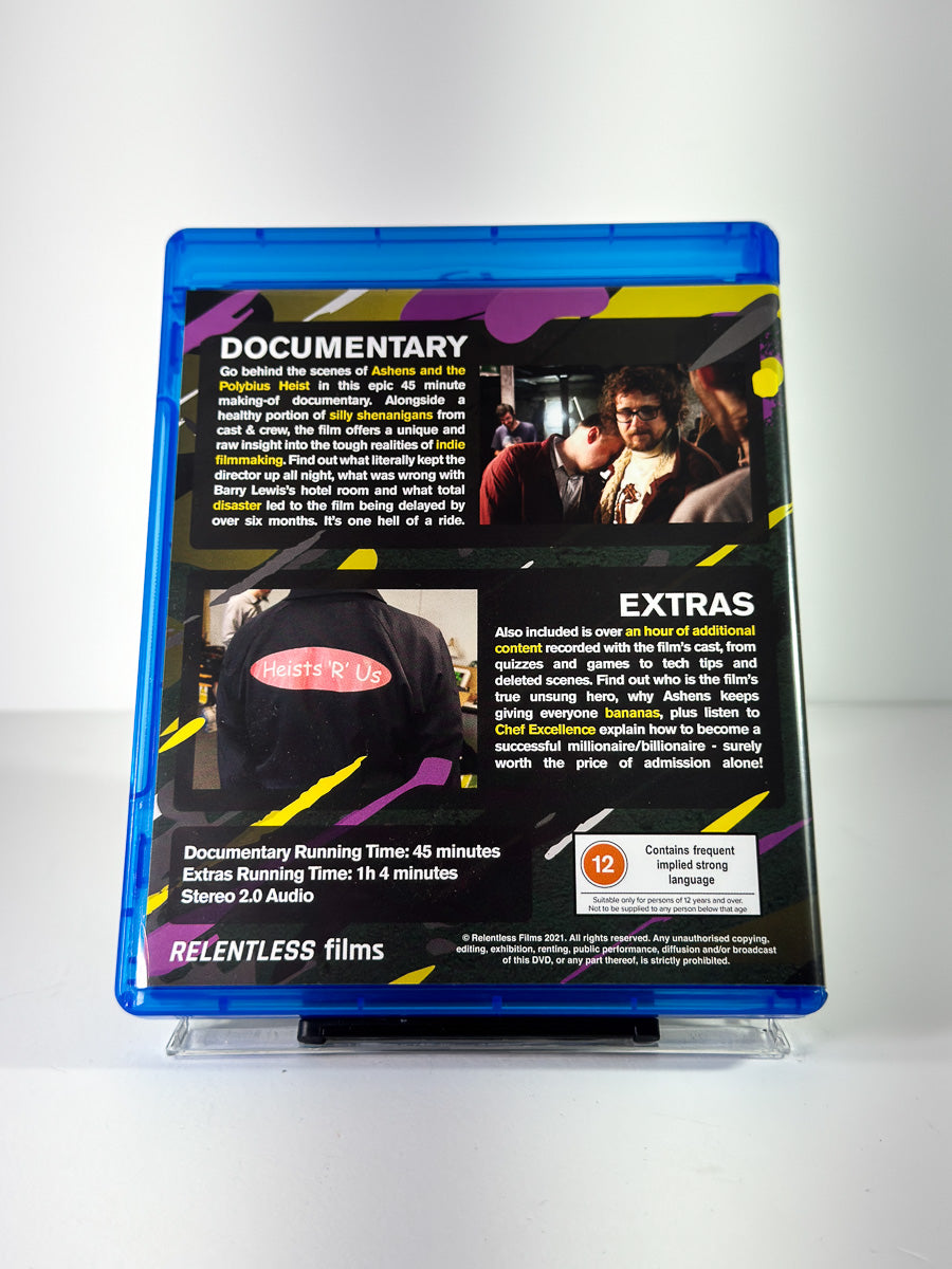 Bakside av cover til Ashens and the Fly on the Wall på Blu-ray