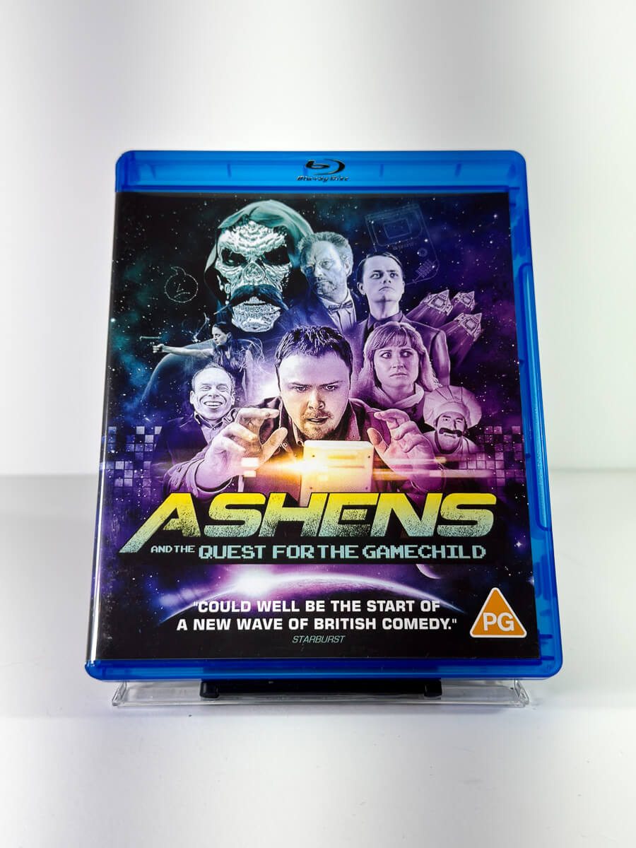 Forside av cover til Ashens and the Quest for the Gamechild på Blu-ray
