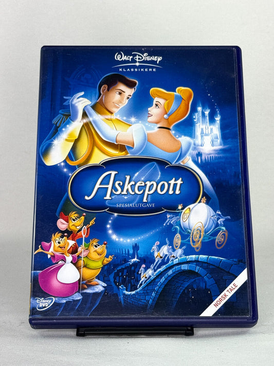 DVD-forside til filmen Askepott  Spesialutgave
Originalt cover brukt for produktbilde i nettbutikken Brukbar Film
