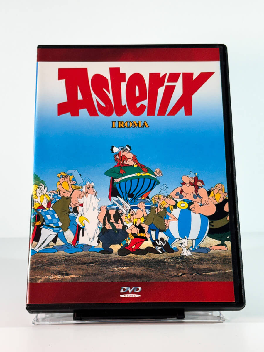 Forside av cover til Asterix i Roma, brukt DVD hos Brukbar Film