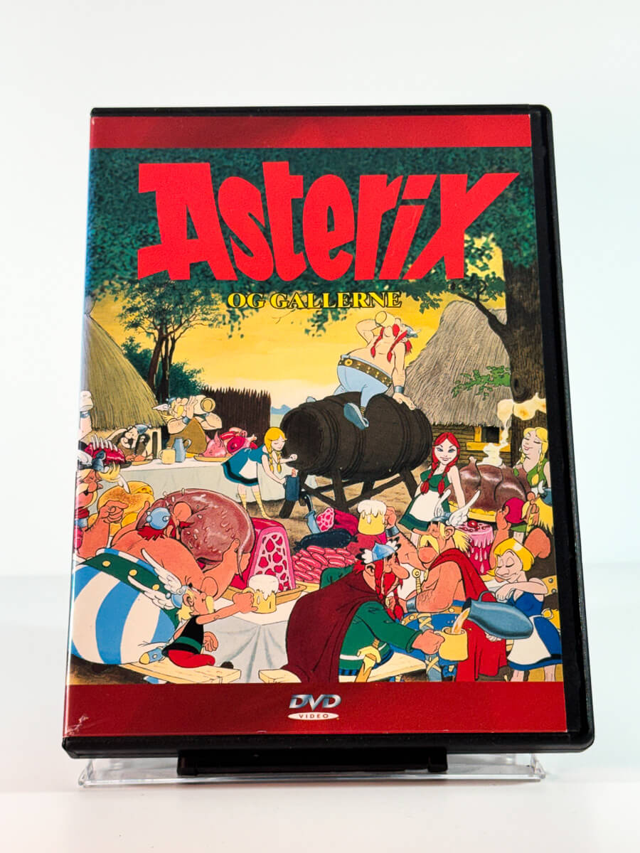 Forside av cover til Asterix og gallerne, bruktfilm på DVD hos Brukbar Film