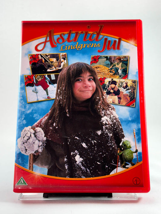 Forside av DVD-cover til Astrid Lindgrens jul, bruktfilm hos nettbutikken Brukbar Film