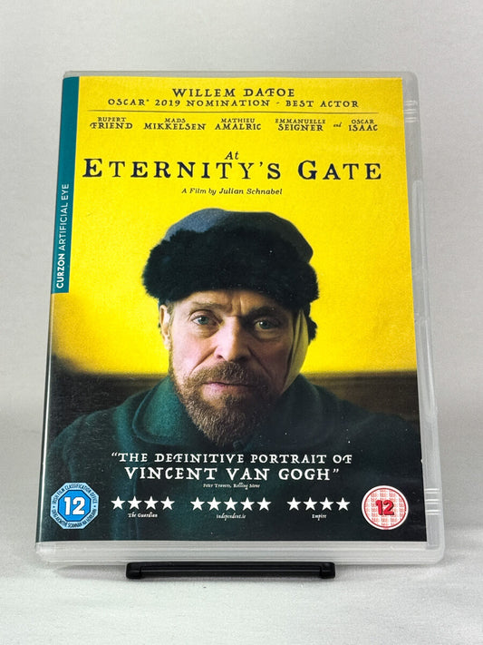 DVD-forside til filmen At Eternity’s Gate
Originalt cover brukt for produktbilde i nettbutikken Brukbar Film