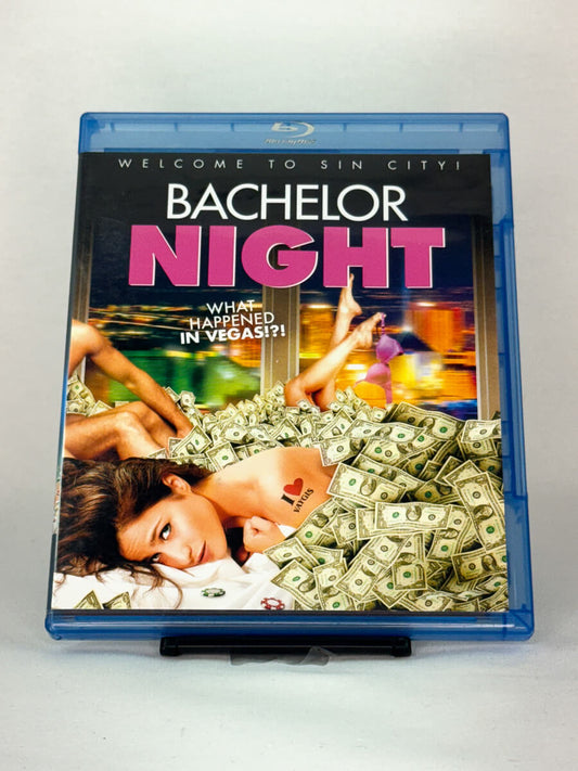 Forside av Blu-ray-cover til Bachelor Night – brukt komediefilm hos Brukbar Film
