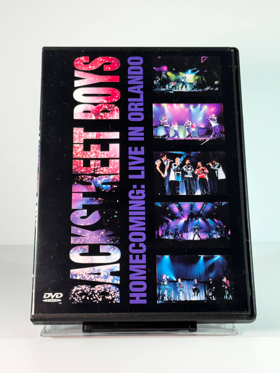 Forside av cover til Backstreet Boys – Homecoming: Live in Orlando, brukt DVD hos Brukbar Film