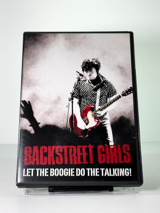Forside av cover til Backstreet Girls – Let The Boogie Do The Talking!, bruktfilm hos nettbutikken Brukbar Film