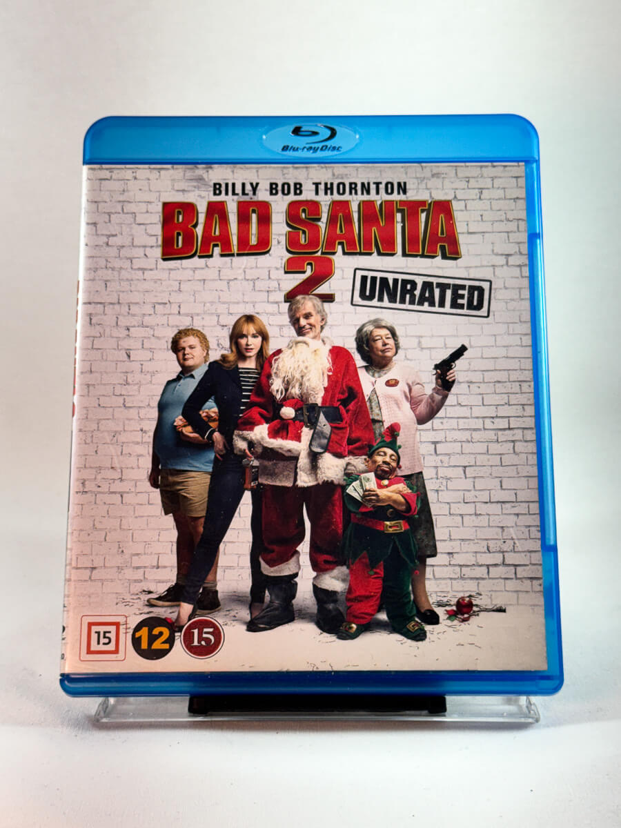 Forside av cover til Bad Santa 2, brukt Blu-ray hos Brukbar Film