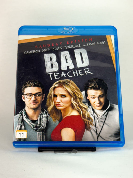 Forside av Blu-ray-cover til Bad Teacher – brukt komediefilm fra Brukbar Film